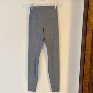 Lululemon Wunder Under High Rise Leggings 28" Heathered Gray Size 4